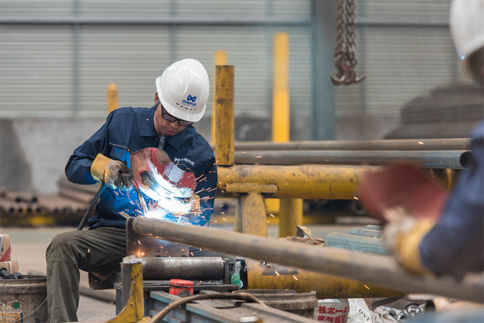 舞钢网架焊接车间